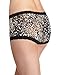 Maidenform Women's Microfiber with Lace Boyshort PantyParis Animal/Paris Nude9/XX-Large