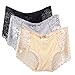 BOSSXIN Women's Sexy Lace Comfort Revolution Seamless Halo Brief Panty