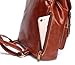 Kenox Small Pu Crazy Horse Leather Girls School Backpacks Ladies Shoulder Bags (Brown-2)