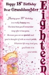 Best Of 22 Card Verses For 18Th Birthday
