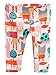 Fiream Girl's Cartoon Ankle Length Basic Leggings(10045TZ,18M)