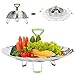 Steamer Basket, Joinkitch Stainless steel Food Steamer Insert Adjustable (7’’ to 11’’) With Handle For Instant Pot Pressure Cooker For eggs, Vegetables, Seafood and baby’s food