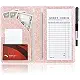 ACdream Waiter Book Server Wallet Server Pads Waitress Book Restaurant Waitstaff Organizer, Guest Check Book Holder Money Pocket Fit Server Apron, (Black)