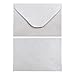 Mini Envelopes - 100-Count Bulk Gift Card Envelopes, Silver Business Card Envelopes, Bulk Tiny Envelope Pockets for Small Note Cards, 4 x 2.7 Inches