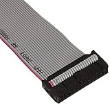 Uxcell a15112300ux1165 IDC Flat Ribbon Cable, 24 Pin, 24 Wire, 2.54 mm Pitch, 50 cm Length, 2 Pieces