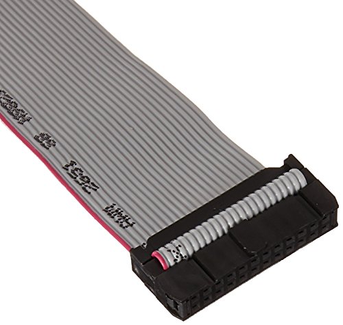 Uxcell a15112300ux1165 IDC Flat Ribbon Cable, 24 Pin, 24 Wire, 2.54 mm Pitch, 50 cm Length, 2 Pieces