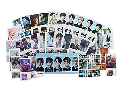 Kpop 60 pieces package Poster card Photo card Polaroid photo quality poster card EXO 2PM Beast GD TVXQ Shinee Super Junior BAP (Shinee)