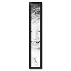 ArtToFrames 6x40 Inch Black Picture Frame, This