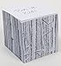 EARTHCUBE (Snow Day Design) Blank White 3.5 Inch Note Cube (Not Sticky) Made in USA (Paper US or CAN) 100% Recycled 700 Tear-off Pages (Not Loose)