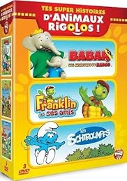 Tes Super Histoires D'animaux Rigolos - Babar, Les Aventures De Badou + Franklin Et Ses Amis + Les Schtroumpfs - Pack
