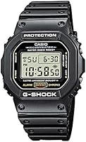 Casio Men's G-Shock Quartz Watch with Resin Strap, Black, 20 (Model: DW5600E-1V)
