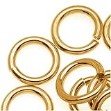 Brass JUMPLOCK Jump Rings 10mm Diameter 14 Gauge Thick (25)