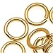 Beadaholique Brass JUMPLOCK Jump Rings 10mm Diameter 14 Gauge Thick (25)