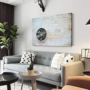 Canvas Wall Art Potted Plant Canvas Painting Wall Poster Decor for Living Room Framed Home Decorations - 12x18 inches