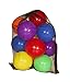 Get Out!! 8.5” Inch Playground Balls 6-Pack PLUS Mesh Drawstring Carrying Bag & Inflator – Latex-Free Rubber Playground Ball Set