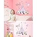 couplebracelets Fantasy Castle in The Princess Dream Cartoon Wall Decal, Removable Vinyl Stickers for Kids Rooms, Baby Nursery, Girls Bedroom Wall Decals Stickers