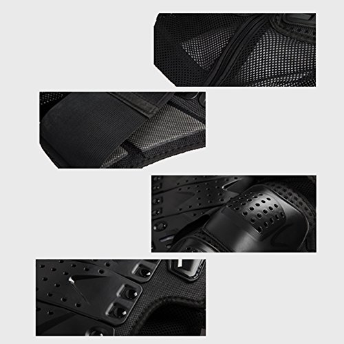 ECLEAR Motorcycle Protective Jacket Vest Armor Mesh Body Chest Spine Protector