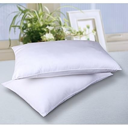 Cottonloft All Natural 100 Cotton Filled Bed Pillow 2 Pack By