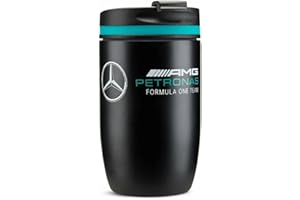 Mercedes AMG Petronas Formula One Team - Official Formula 1 Merchandise - Thermal Drinks Tumbler - Black - 350ml