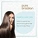 Pure Brazilian Anti-Frizz Daily Shampoo & Conditioner, Salt-Free & Color Safe, Enriched with Keratin, Argan Oil & Acai, 1 Liter (33.8 Fl Oz)