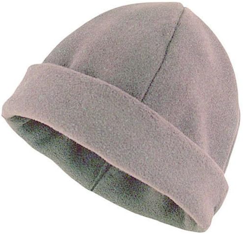 TAIGA Watch Cap - Polartec-300 Fleece Thermal Hat, MADE IN CANADA, M/L (22.5-24" head circumference), Taupe