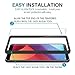 LK 3 Pack Screen Protector Compatible for LG G6, Tempered Glass - Easy Installation - HD Clear, Case Friendly