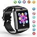 Bluetooth Smart Watch Q18 Touchscreen Smartwatch SHFY Wearable Equipment with Camera Compatible Android Phones for Men Women Kids Boys and Girls (Black)