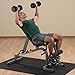 Body-Solid GFID31 Adjustable 600 lbs. Capacity Flat, Incline, and Decline Weight Bench for Strength Training, Stretching, Ab Exercises, and Dumbbell Curls,Gray