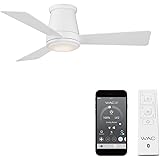 WAC Smart Fans Hug Indoor and Outdoor 3-Blade Flush