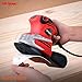 Hi-Spec 12 Piece 1.6A 180W Palm Detail Orbital Sander with 10 Sheets Sandpaper. Hand-held Powered Sanding of Wood, Paint & Varnish for DIY Woodworking