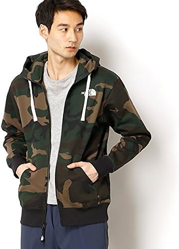 Amazon ザ ノース フェイス The North Face The North Face カモフラパーカ メンズ ノベルティリアビューフルジップフーディ ウッドランドカモ1 L コート ジャケット 通販