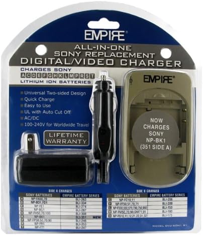 Empire DVUSON1 Camcorder & Digital Camera External Universal Battery Charger for Sony