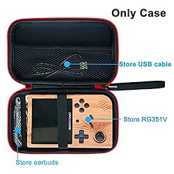 RAWECUD Hard Carrying Case for Anbernic RG351V