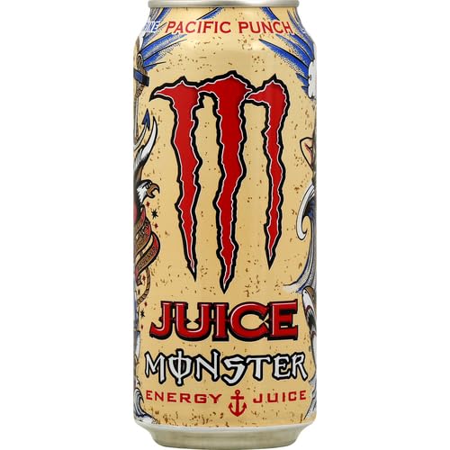 MONSTER ENERGY JUICE PACIFIC PUNCH 16 OZ CAN