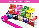 Fitdom Kinesiology Physiotherapy Synthetic Sports Tape in Uncut, Precut & Bulk Roll + BONUS Instruction. FDA Approved. Therapeutic Taping for Knee, Shoulder, Elbow & More. Providing Recovery & Support