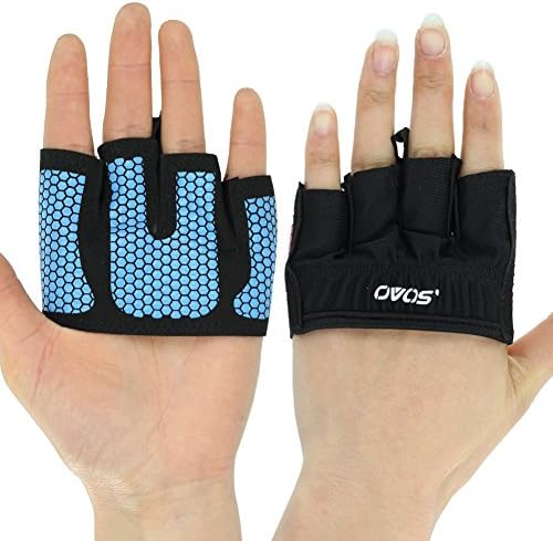 OVOS Weightlifting Gloves The Gripper Callus Guard WOD Workout Gloves for Cross Training Fit Athletes Enhanced Silicone Grip Palm