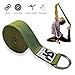 Sukhi Yoga Super Soft Yoga Strap D-Ring, Perfect Stretching, Holding Poses, Improving Flexibility Physical Therapy