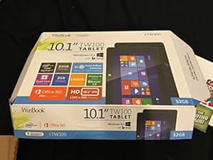 Amazon.com: WinBook TW100 10.1-Inch Tablet, Windows 8.1 with full-size