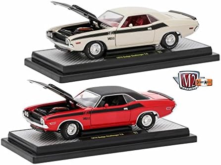 1970 Dodge Challenger T/A Bundle - Set of Two 1/24 Scale Diecast Model Cars