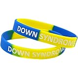 Mammoth Sales Down Syndrome Awareness Silicone Bracelets Wristbands - Various Quantities (25)