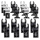 Vtopmart 20 Metal Wood Oscillating Multitool Quick Release Saw Blades Compatible with Fein Multimaster Porter Cable Black & Decker Bosch Dremel Craftsman Ridgid Ryobi Makita Milwaukee Dewalt Rockwell