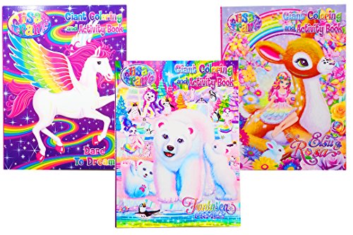 Lisa Frank 3 Pack – Favorite Coloring And Activity Books 