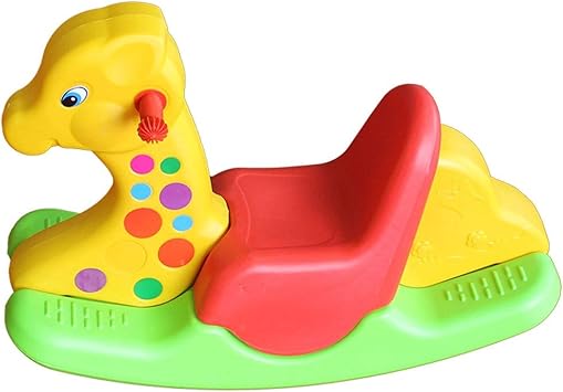 YangMi Caballo de Madera para niños- Juguete de plástico Grueso de
