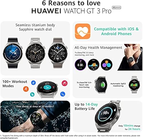 HUAWEI Watch GT Pro Smartwatch Fitness Tracker Health