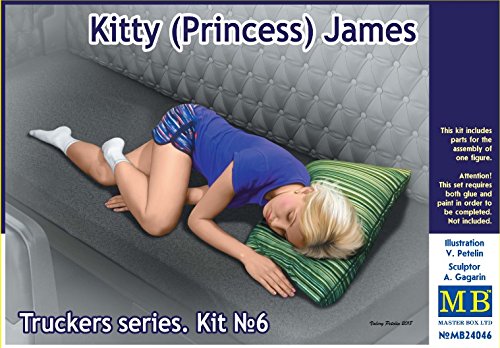 Masterbox MASTER BOX 24046 KITTY (PRINCESS) JAMES - TRUCKERS SERIES 1/24 SCALE MODEL KIT