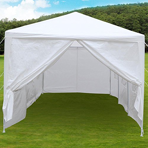 Yaheetech Large Heavy Duty Party Tent 10x30ft for Outdoor Wedding Event