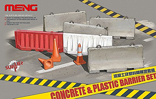 Meng Concrete and Plastic Barrier Set