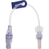 IV Extension Set,I-V Tubing,Individual Packaging for Veterinary and Lab (1-Way, 15PCS)