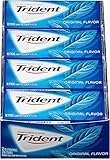 Trident Sugar Free Gum, Original Flavor, 18 Count (Pack of 12)