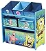Delta Children 6-Bin Toy Storage Organizer, Spongebob Squarepants , 24.61x11.81x26.57 Inch (Pack of 1)